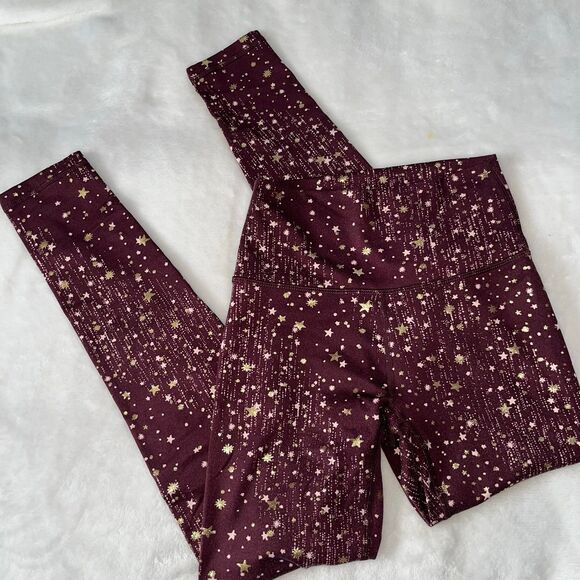 Aerie maroon high rise full length legging - Picture 3 of 6